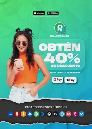 Recarga Saldo en Venezuela desde EE.UU con 40% de Descuento, Apple Pay, Google Pay, 40% Off from USA